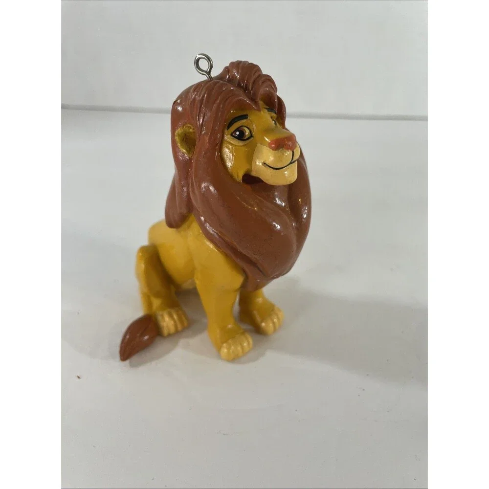Lion King Christmas Ornament Mufasa Simba Walt Disney Figurine Cartoon Animation